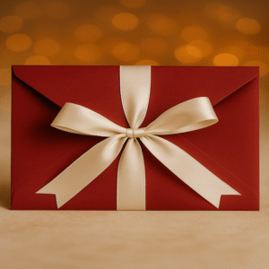 Regal Red Gift Envelope